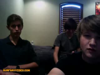 3 boys showing hot cocks